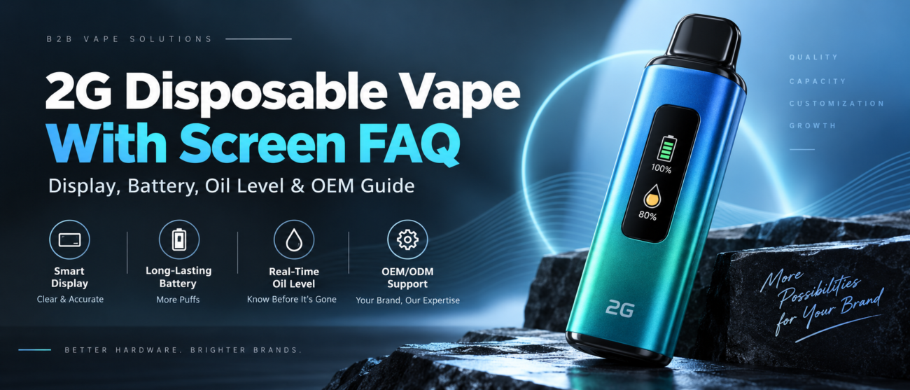 2G Disposable Vape With Screen