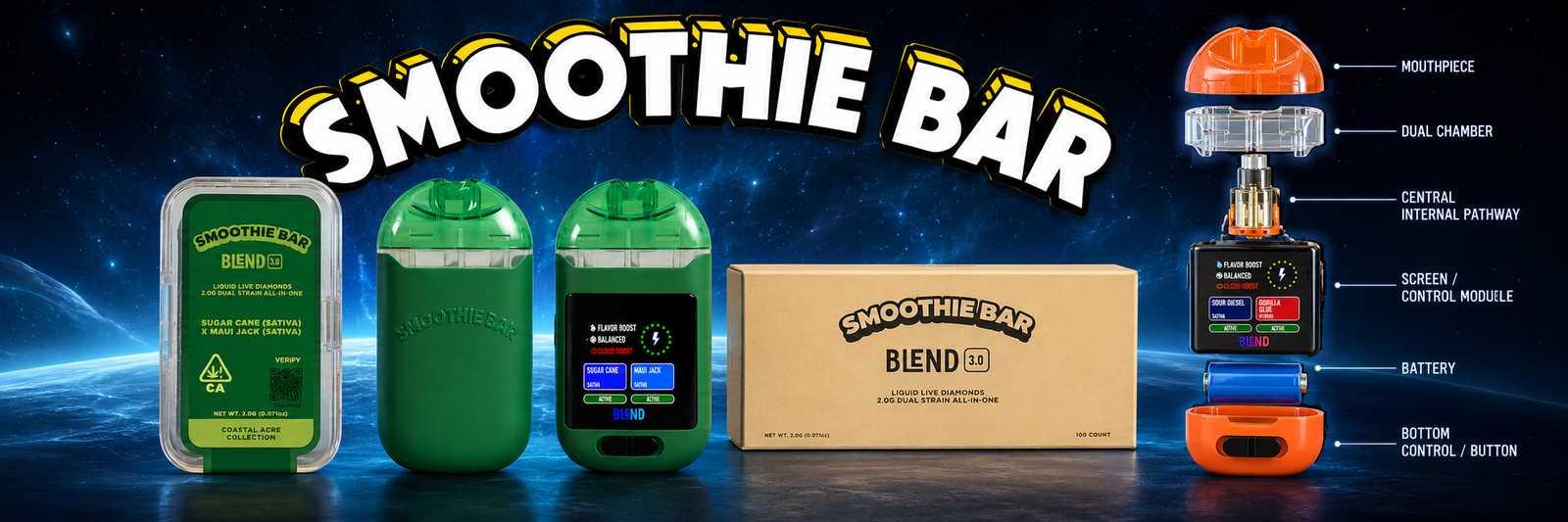 Advanced 2g Smoothie Bar Disposable Vape