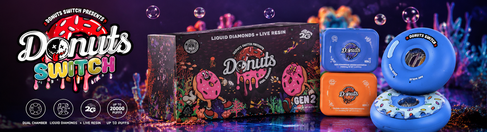 Donuts Switch Disposable 2g Duo