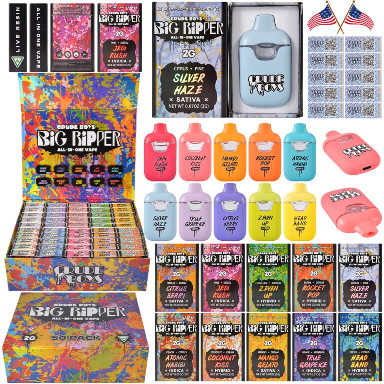 USA Crude Boys Disposable 2g Vape Empty